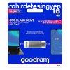 Goodram 16GB (USB-A 3.2, Type-C) ezst pendrive Artisjus mat