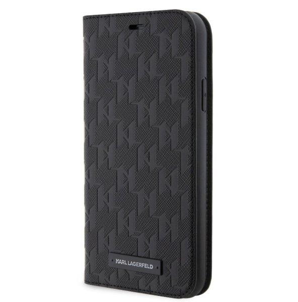 Karl Lagerfeld PU Saffiano Monogram Apple iPhone 11 (6.1) könyvtok fekete
(KLBKN61SAKLHPK)