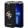 Guess Apple iPhone 15 Pro (6.1) PU Perforated 4G Glitter Met