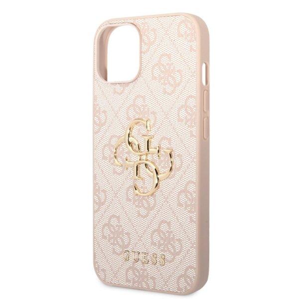Guess Apple iPhone 14 (6.1) 4G Metal Logo hátlapvédő tok pink
(GUHCP14S4GMGPI)