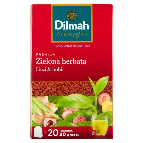 DILMAH ZÖLD TEA LICSI GYÖMBÉR 20 db
