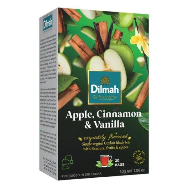 Dilmah apple-cinnamon aromás fekete tea aromazáró dobozban 30 g