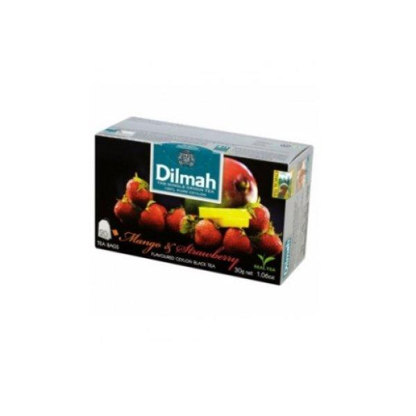 Dilmah mango-strawberry aromás fekete tea aromazáró dobozban 30 g