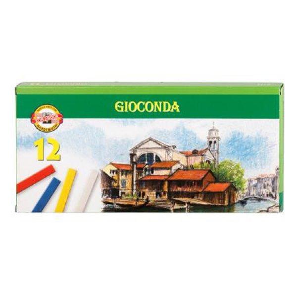 Pasztellkréta, kemény, KOH-I-NOOR "Gioconda 8112/6", 12
különböző szín