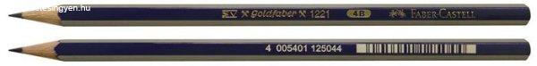 Grafitceruza, 4B, hatszögletű, FABER-CASTELL "Goldfaber"