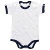 Babybugz Ktszn rvid ujj gyerek body - Fehr / sttkk 