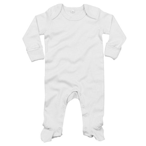 Babybugz Baba alvóoverall - Fehér | 6-12  hónap