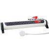 Legrand Elosztsor Premium 6x2P+F forgathat, 3 m vezetkkel