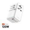 FIXED Voyager utaz adapter 3xUSB-C/1xUSB GaN 120W, fehr