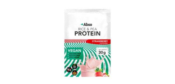 Absorice vegán fehérjepor eper ízű 30 g