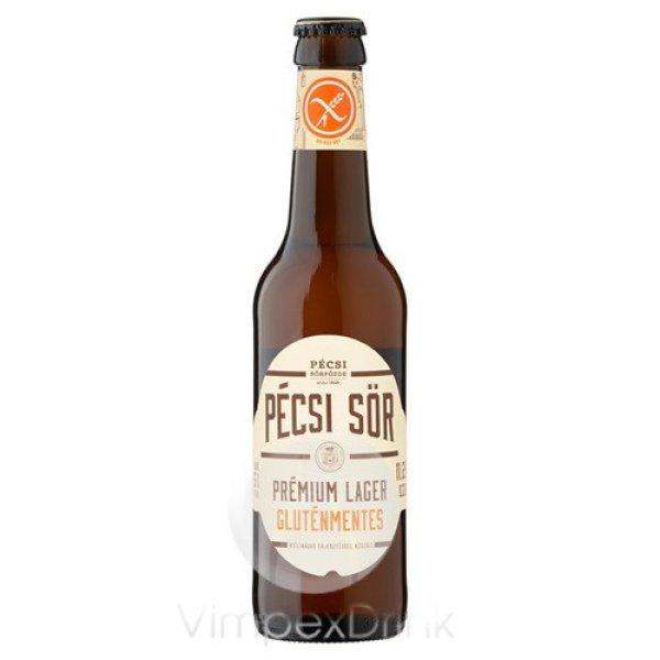 Pécsi Prémium Lager Gluténmentes 0,33L