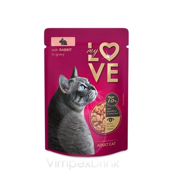 My Love alut.macskáknak Nyúlhússal 85g