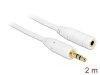 DeLock Stereo Jack Extension Cable 3.5 mm 3 pin male > fe