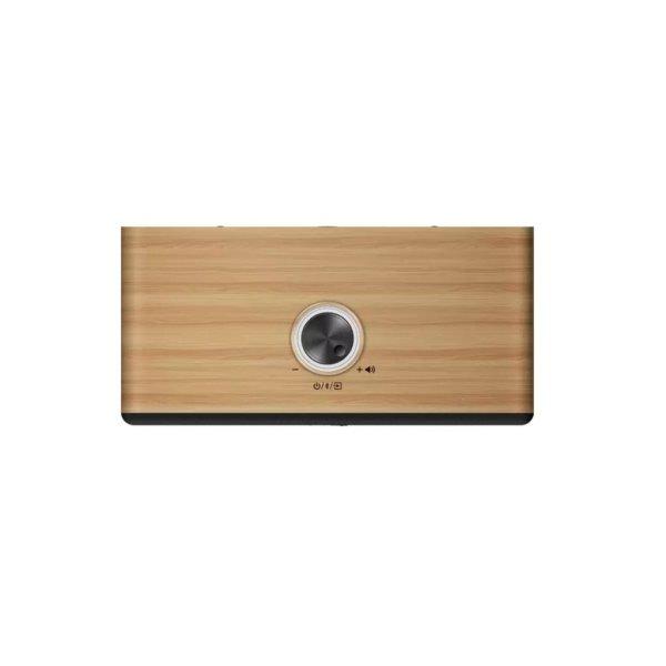 Genius SP-HF505BT Bluetooth Speaker Light Brown Wood