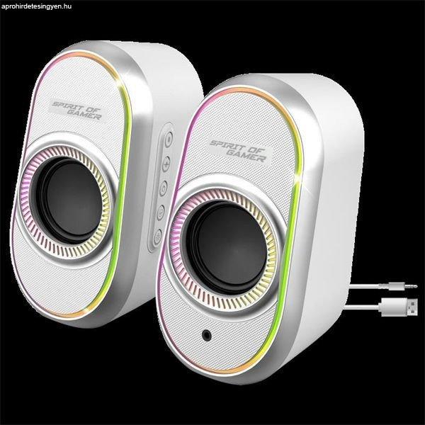 Spirit Of Gamer Fanatic 500 White