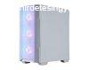 Msi MAG FORGE M100R ARGB Tempered Glass White