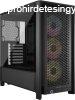 Corsair Frame 4000D RS ARGB Tempered Glass Black
