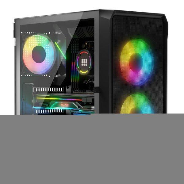 Logic Portos ARGB Mini Window Black