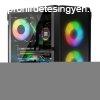 Logic Portos ARGB Mini Window Black