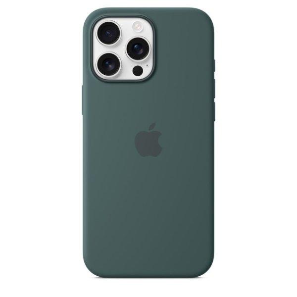 Apple iPhone 16 Pro Max Silicone Case with MagSafe Lake Green (Seasonal)