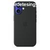 Apple iPhone 16 Silicone Case with MagSafe Black