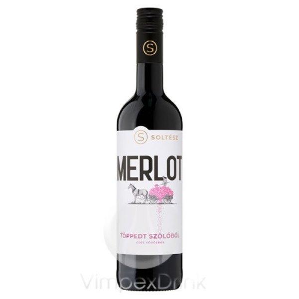 Soltész Merlot Édes Töppedt 0,75l-DRS