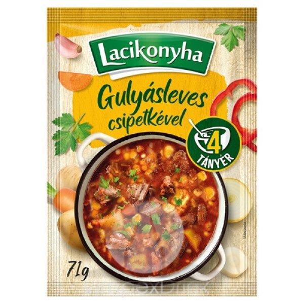 Lacikonyha Gulyásleves csipetkével 4 tányéros 71g