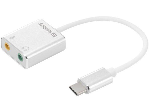 Sandberg Sound Link 2.0 USB-C Hangkártya