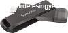 Sandisk 128GB USB3.1 Type-C/Lightning iXpand Luxe Black