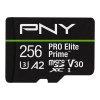 PNY 256GB microSDXC Pro Elite Prime Class 10 U3 V30 A2 + ada