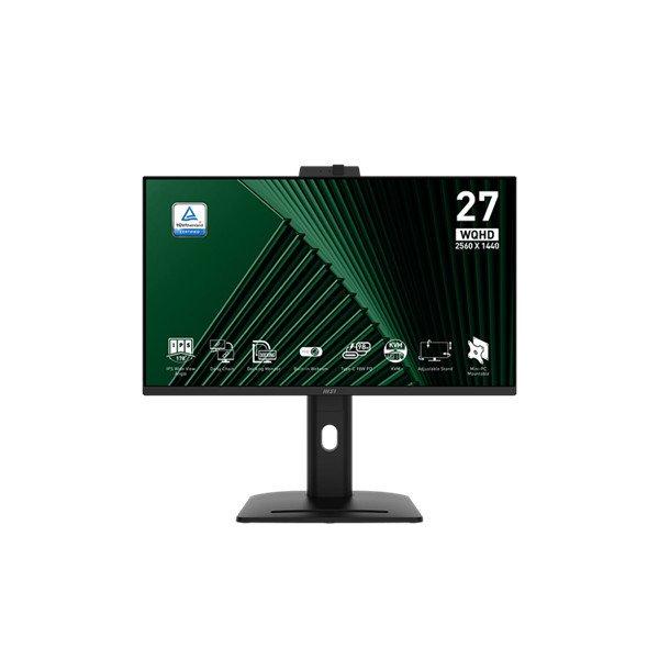 MSI Monitor Business PRO MP275QPDG 27" QHD 2560x1440, IPS 16:9 100Hz, 1 ms,
2x HDMI, DP, Docking, Black