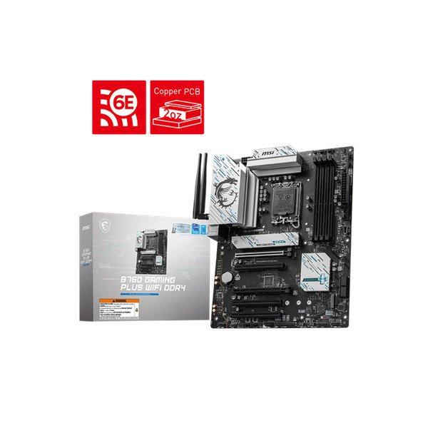MSI Alaplap S1700 B760 GAMING PLUS WIFI DDR4 Intel B760, ATX