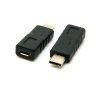 Tlt adapter (microUSB aljzat - Type-C) FEKETE
