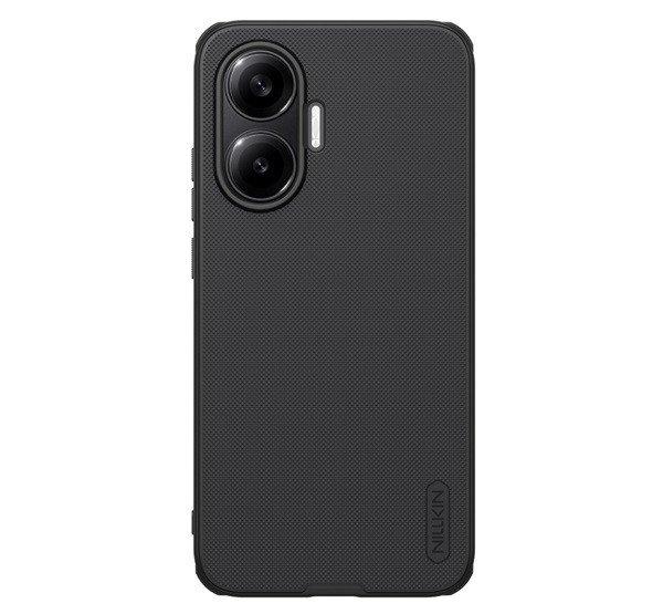 NILLKIN SUPER FROSTED PRO műanyag telefonvédő (ütésállóság, gumírozott,
érdes felület) FEKETE Xiaomi Poco F7