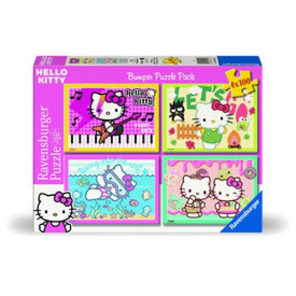 Puzzle 4x100 - Hello Kitty