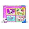Puzzle 4x100 - Hello Kitty