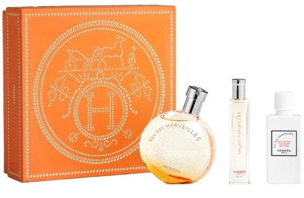 Hermes Eau Des Merveilles - EDT 50 ml + testápoló tej 40 ml + EDT 15 ml