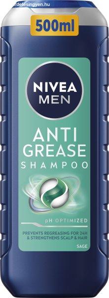 Nivea Sampon zsályával zsíros hajra Men (Anti Grease Shampoo) 500 ml