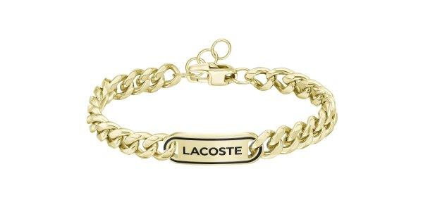Lacoste Bájos aranyozott karkötő férfiaknak District 2040225