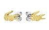 Lacoste Eredeti aranyozott flbeval Crocodile 2040051