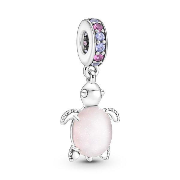 Pandora Elegáns ezüst tengeri teknős medál Moments 798939C02