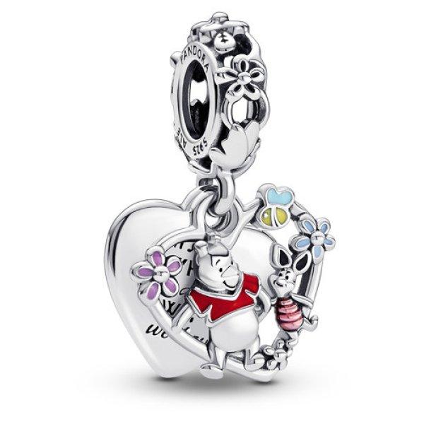 Pandora Finom ezüst medál Micimackó és Malacka Disney 792214C01