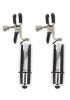 Taboom Adjustable Vibrating Clamps Silver