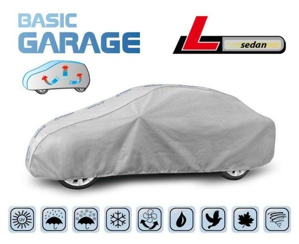 Audi A4 Sedan 1994-2008-ig (B5-B7) Autótakaró Ponyva Basic garázs Sedan,
Hossza 425-470 Cm