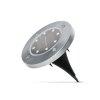 LED-es leszrhat szolr lmpa (kr alak, melegfehr, 12 cm