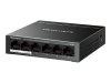 TP-LINK 6-Port 10/100 Mbps Desktop Switch with 4-Port PoE+ P