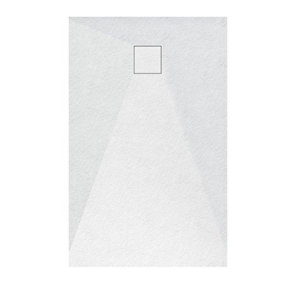 Welland kőhatású zuhanytálca szifonnal 80 x 140 cm - fehér (GT-14080SS)