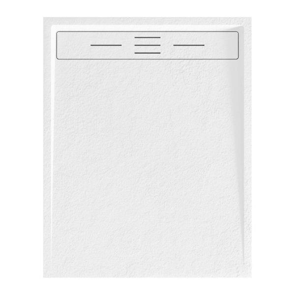 Welland kőhatású zuhanytálca szifonnal 70 x 90 cm - fehér (GT-9070LS)