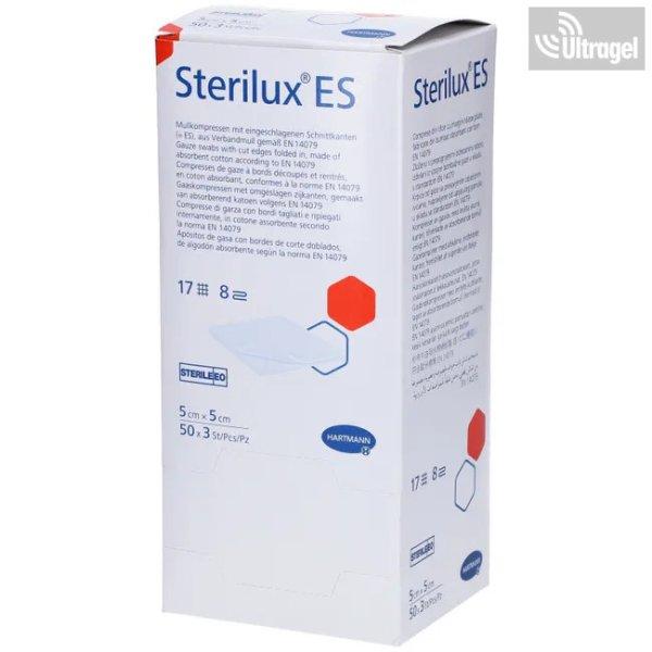Hartmann Sterilux® ES steril hajtogatott mull lap (5x5cm; 8rtg., 50x3 db)