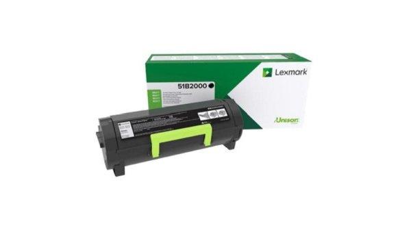 Lexmark MS317 [51B2000] fekete eredeti toner 2,5K (51B2000)